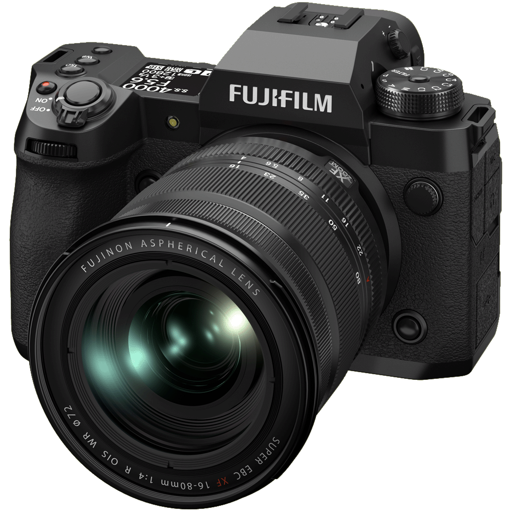 Fujifilm X-H2 schwarz + Fujifilm 16-80/4,0 AF XF R OIS WR Fujinon für Fujifilm X-Mount kaufen bei top-foto.de