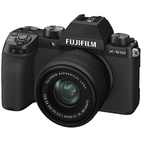 Fujifilm X-S10 + Fujifilm 15-45/3,5-5,6 AF XC OIS PZ Fujinon schwarz für Fujifilm X-Mount kaufen bei top-foto.de