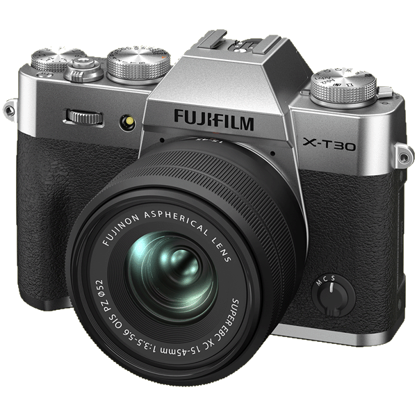 Fujifilm X-T30 II silber + Fujifilm 15-45/3,5-5,6 AF XC OIS PZ Fujinon schwarz kaufen bei top-foto.de