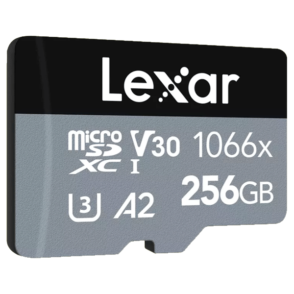 Lexar 256GB microSDXC-(TransFlash)-Speicherkarte (Class 10, UHS-II/ U3, V30, 1066x/ 160MB/s) kaufen bei top-foto.de