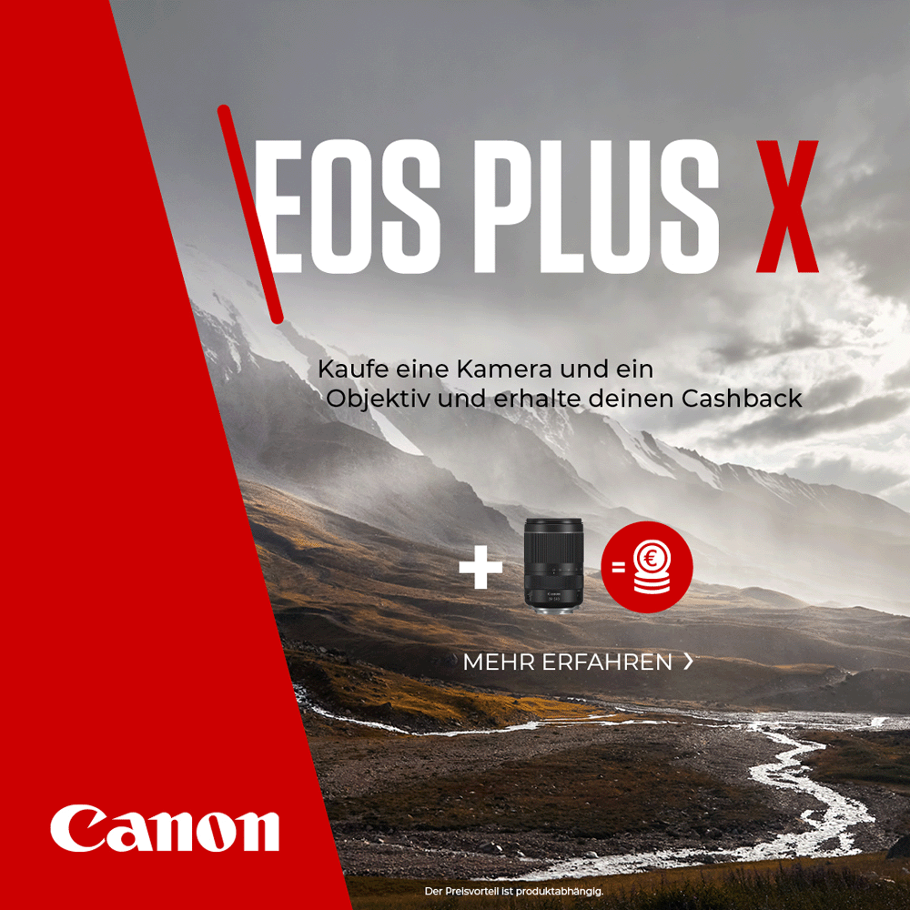 Jetzt Canon Aktionskamera zusammen mit Aktionsobjektiv kaufen und bis zu 100,00 € CashBack erhalten (01.09.2023 bis 31.03.2024)