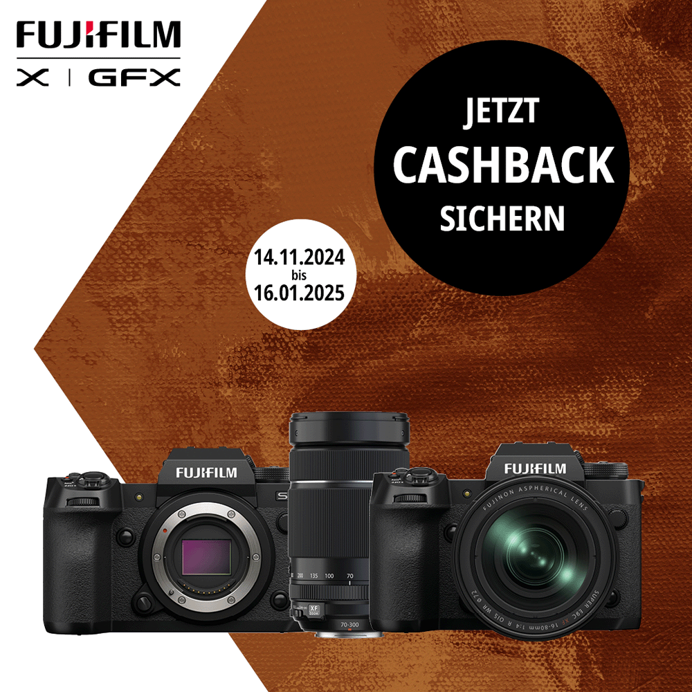 Jetzt Fujifilm Aktionsartikel kaufen und bis zu 200,00  CashBack erhalten (14.11.2024 bis 16.01.2025)