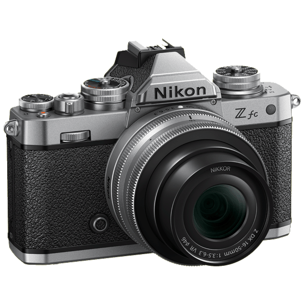 Nikon Z fc silber + Nikon 16-50/3,5-6,3 AF Z DX VR Nikkor Silver Edition kaufen bei top-foto.de