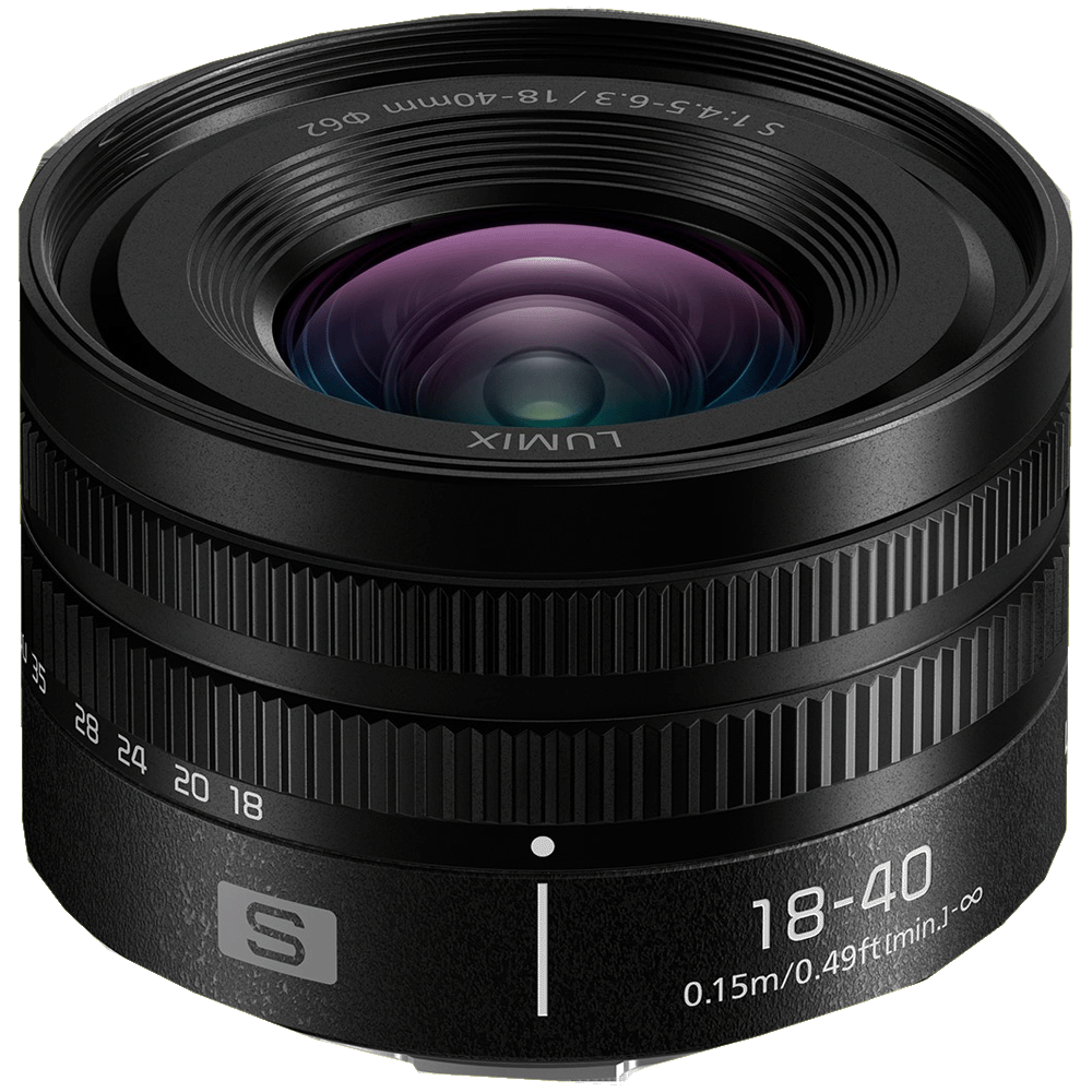 Panasonic stellt das kleinste und leichteste<sup>1</sup> Zoomobjektiv der Welt vor: 18-40/4,5-6,3 AF Lumix S