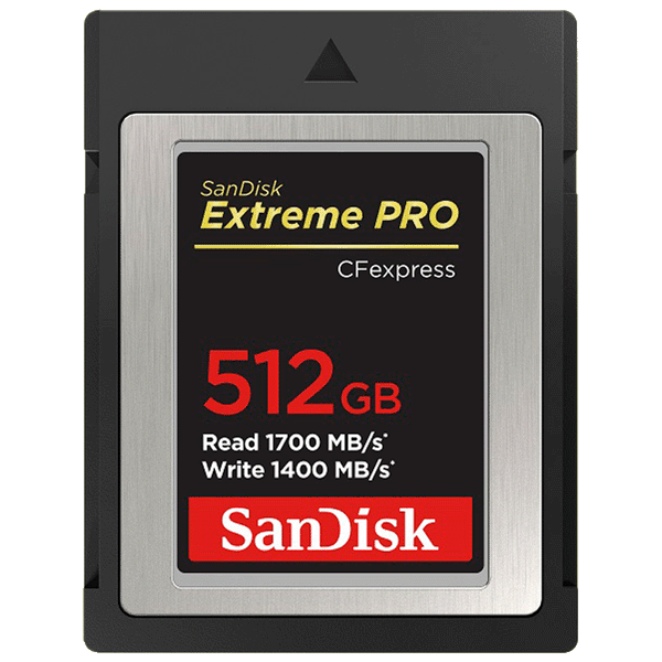 SanDisk 512GB Extreme Pro CFexpress-Speicherkarte (Schreiben: 9333x/ 1400MB/s, Lesen: 11333x/ 1700MB/s) kaufen bei top-foto.de