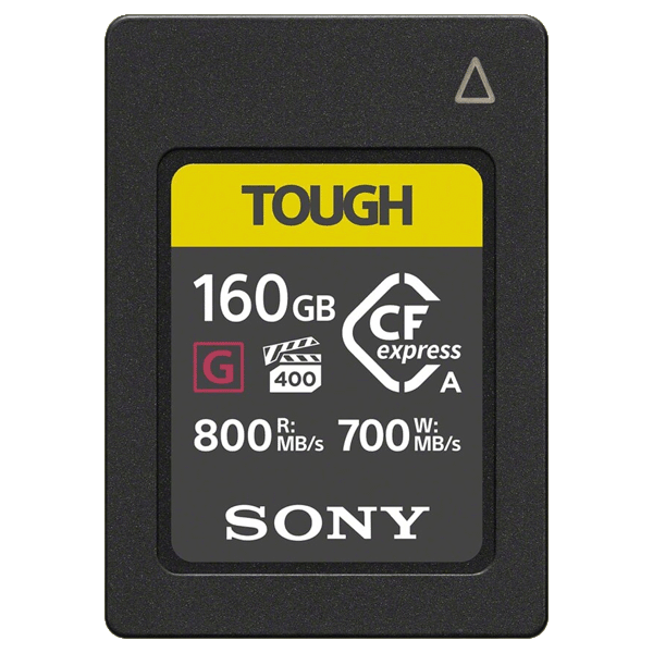 Sony 160GB CFexpress-Speicherkarte Tough Typ A (Schreiben: 5333x/ 800MB/s, Lesen: 4666x/ 700MB/s) kaufen bei top-foto.de